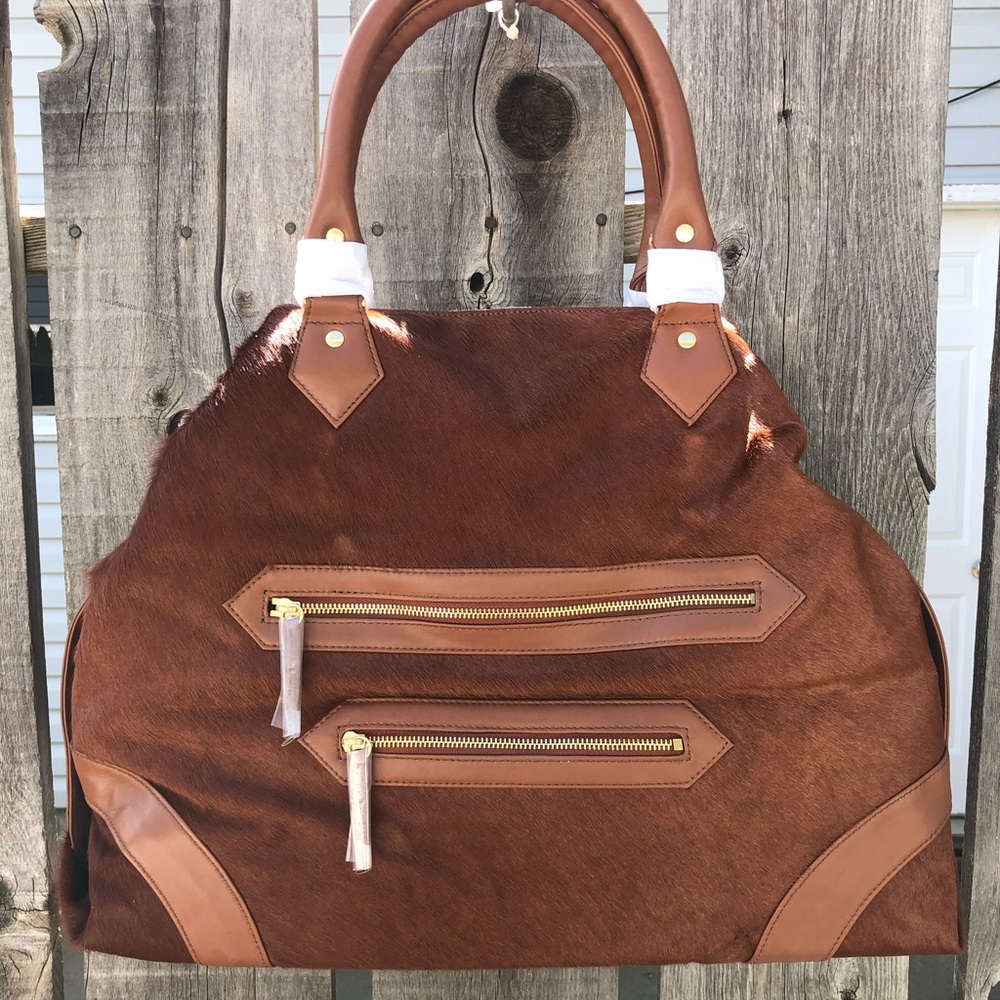 Extra Large Hide Tote Bag